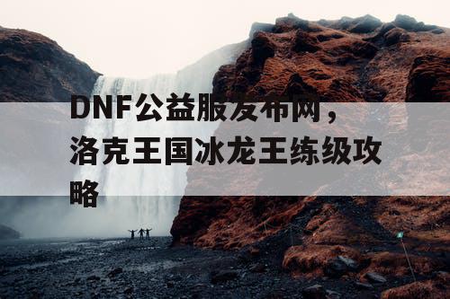 DNF公益服发布网，洛克王国冰龙王练级攻略