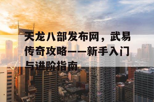 天龙八部发布网,武易传奇攻略——新手入门与进阶指南 天龙八部发布网,武易传奇攻略——新手入门与进阶指南