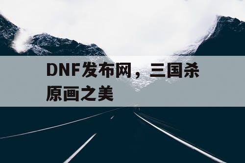 DNF发布网，三国杀原画之美