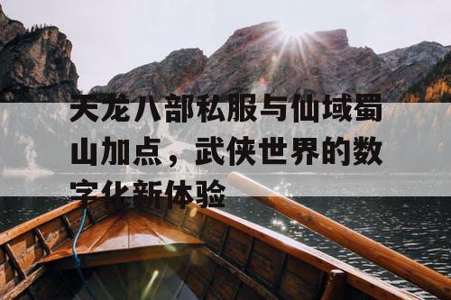 天龙八部私服与仙域蜀山加点，武侠世界的数字化新体验