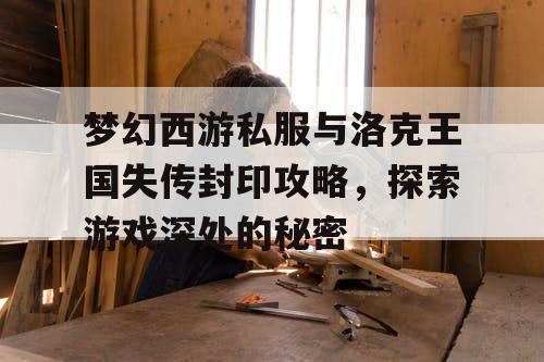 梦幻西游私服与洛克王国失传封印攻略，探索游戏深处的秘密