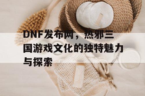 DNF发布网，热邪三国游戏文化的独特魅力与探索