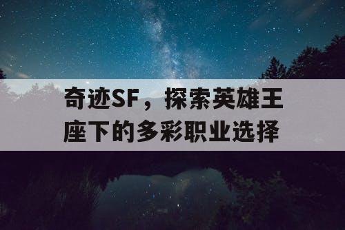 奇迹SF，探索英雄王座下的多彩职业选择