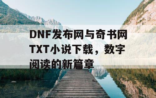 DNF发布网与奇书网TXT小说下载,数字阅读的新篇章 DNF发布网与奇书网TXT小说下载,数字阅读的新篇章
