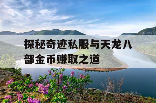 探秘奇迹私服与天龙八部金币赚取之道
