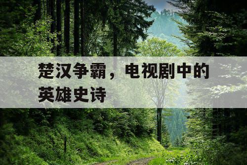 楚汉争霸，电视剧中的英雄史诗