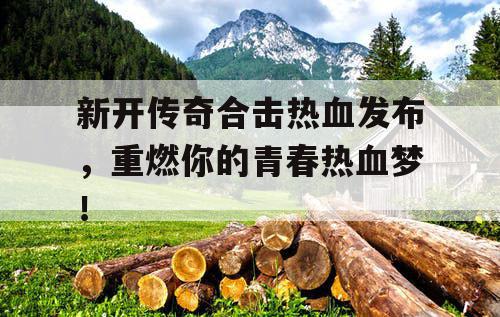 新开传奇合击热血发布,重燃你的青春热血梦! 新开传奇合击热血发布,重燃你的青春热血梦!