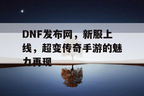 DNF发布网,新服上线,超变传奇手游的魅力再现 DNF发布网,新服上线,超变传奇手游的魅力再现