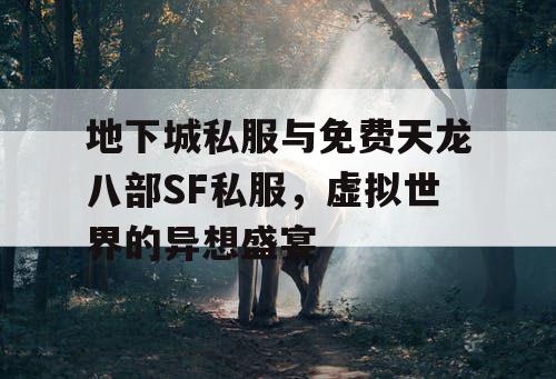 地下城私服与免费天龙八部SF私服，虚拟世界的异想盛宴