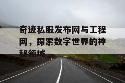 奇迹私服发布网与工程网，探索数字世界的神秘领域