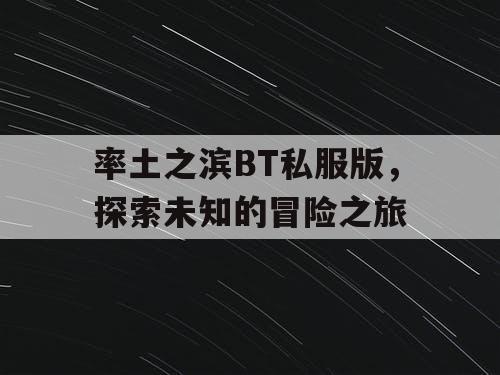 率土之滨BT私服版，探索未知的冒险之旅