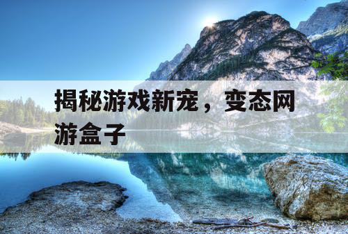 揭秘游戏新宠，变态网游盒子