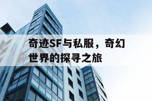 奇迹SF与私服，奇幻世界的探寻之旅