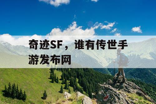 奇迹SF，谁有传世手游发布网