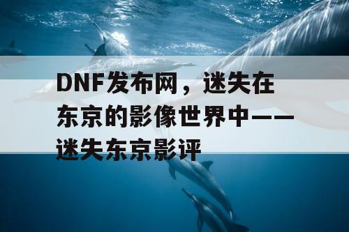 DNF发布网，迷失在东京的影像世界中——迷失东京影评