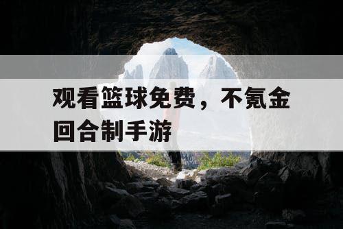 观看篮球免费，不氪金回合制手游