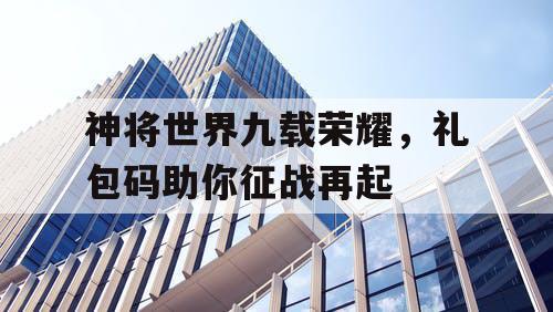 神将世界九载荣耀，礼包码助你征战再起