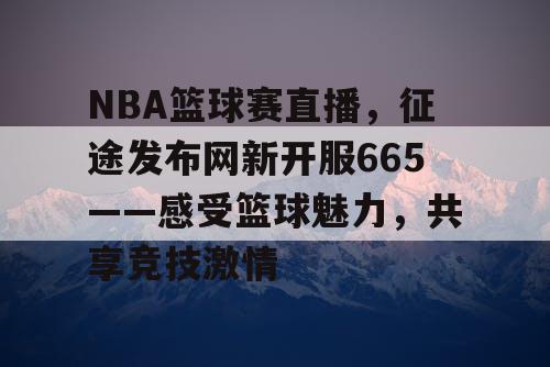 NBA篮球赛直播，征途发布网新开服665——感受篮球魅力，共享竞技激情