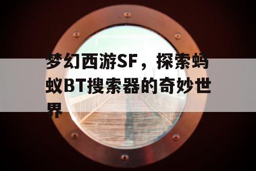 梦幻西游SF，探索蚂蚁BT搜索器的奇妙世界