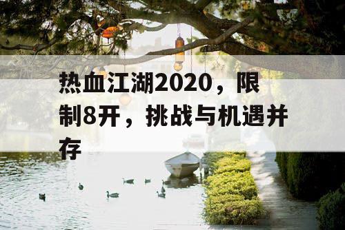 热血江湖2020，限制8开，挑战与机遇并存