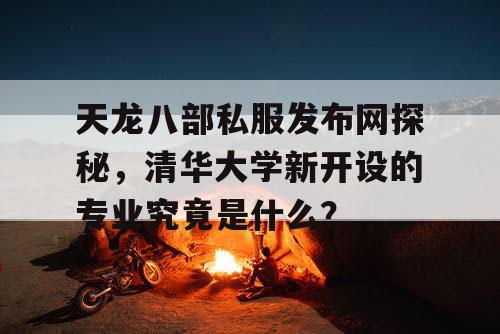 天龙八部私服发布网探秘，清华大学新开设的专业究竟是什么？