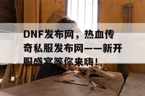 DNF发布网，热血传奇私服发布网——新开服盛宴等你来嗨！