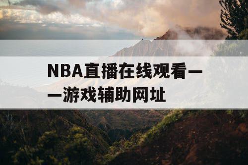 NBA直播在线观看——游戏辅助网址