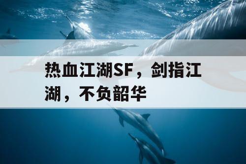 热血江湖SF，剑指江湖，不负韶华