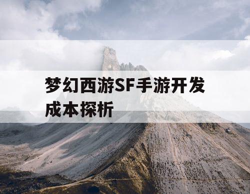 梦幻西游SF手游开发成本探析