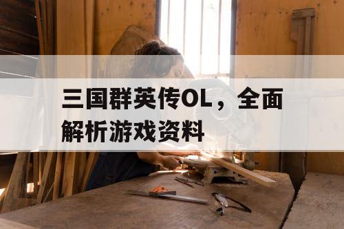 三国群英传OL，全面解析游戏资料