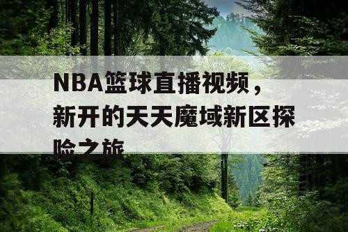 NBA篮球直播视频，新开的天天魔域新区探险之旅