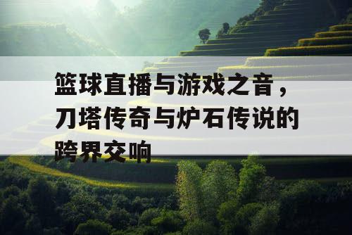 篮球直播与游戏之音，刀塔传奇与炉石传说的跨界交响