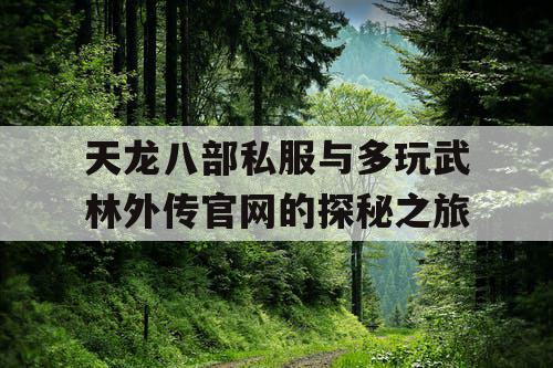 天龙八部私服与多玩武林外传官网的探秘之旅