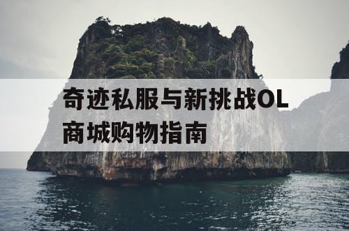 奇迹私服与新挑战OL商城购物指南