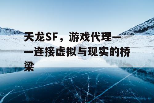 天龙SF，游戏代理——连接虚拟与现实的桥梁