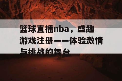 篮球直播nba，盛趣游戏注册——体验激情与挑战的舞台