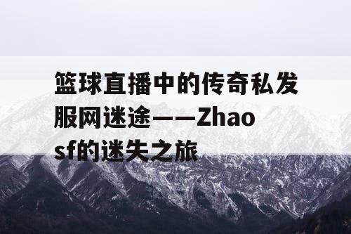 篮球直播中的传奇私发服网迷途——Zhaosf的迷失之旅