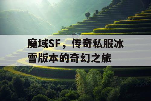 魔域SF，传奇私服冰雪版本的奇幻之旅