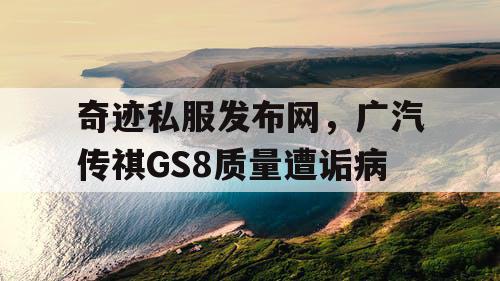 奇迹私服发布网，广汽传祺GS8质量遭诟病