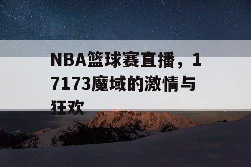 NBA篮球赛直播，17173魔域的激情与狂欢