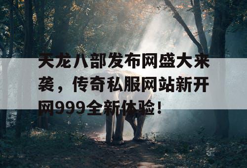 天龙八部发布网盛大来袭，传奇私服网站新开网999全新体验！