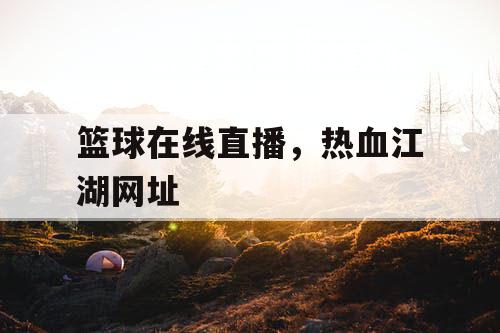 篮球在线直播，热血江湖网址