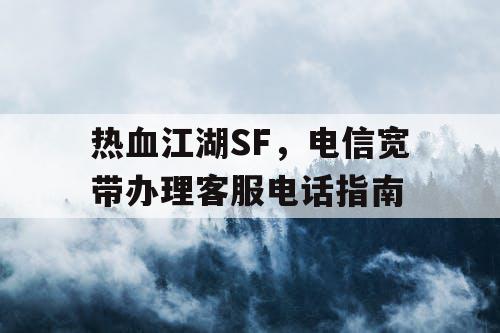 热血江湖SF，电信宽带办理客服电话指南