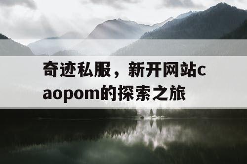 奇迹私服，新开网站caopom的探索之旅