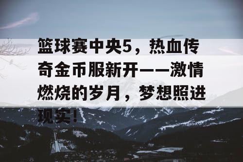 篮球赛中央5，热血传奇金币服新开——激情燃烧的岁月，梦想照进现实！