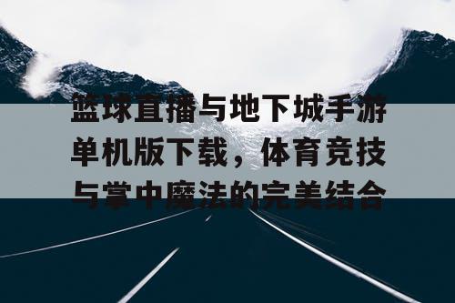 篮球直播与地下城手游单机版下载，体育竞技与掌中魔法的完美结合