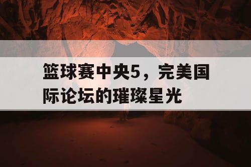 篮球赛中央5，完美国际论坛的璀璨星光