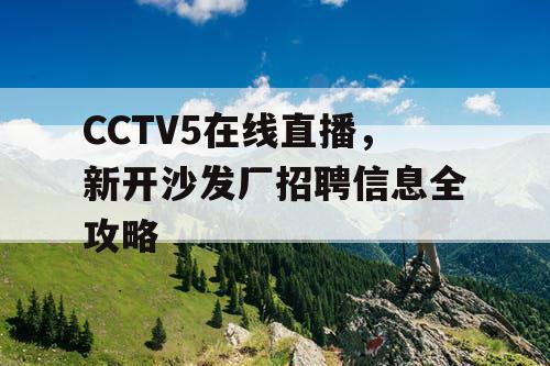 CCTV5在线直播，新开沙发厂招聘信息全攻略