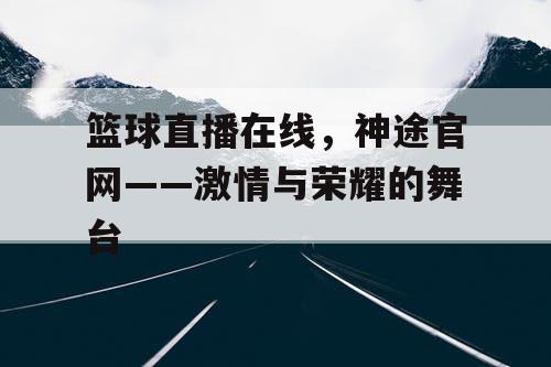 篮球直播在线，神途官网——激情与荣耀的舞台