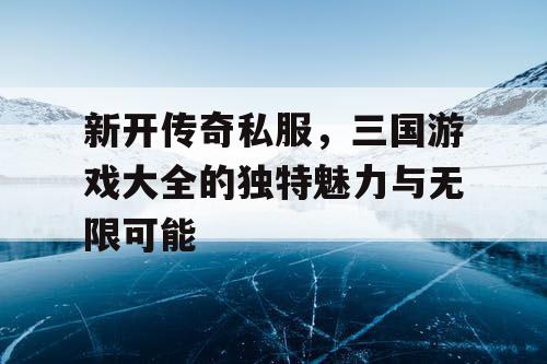 新开传奇私服，三国游戏大全的独特魅力与无限可能